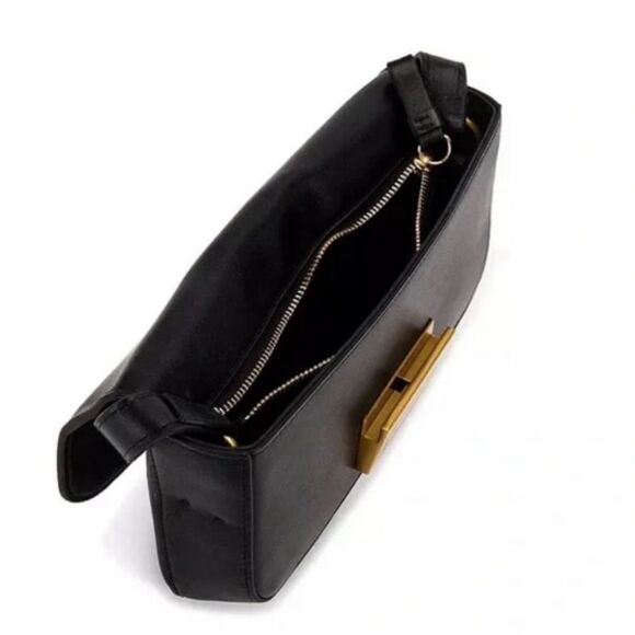 Loeffler Randall x Revolve Stefania Baguette Bag, Black, NWT - Picture 4 of 14